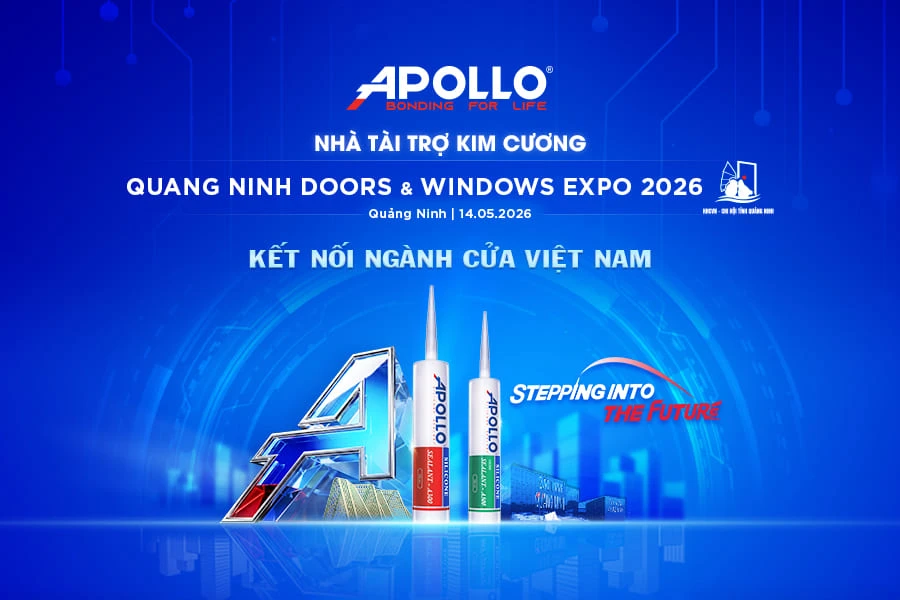 Kết Nối Apollo tài trợ Ngành Cửa Việt Nam - Quang Ninh Doors & Windows Expo 2026